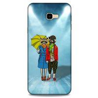 Samsung Galaxy J4 Plus Kılıf FunnyMaX (47) Crystal Flex Kılıf Cam Göbeği