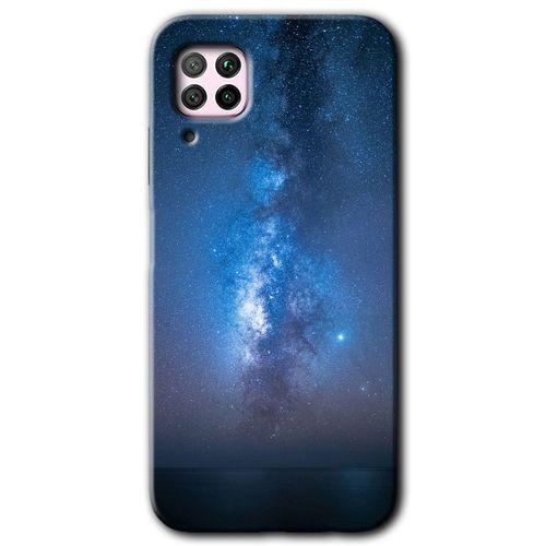 Huawei P40 Lite Kılıf Baskılı Kapak - Samanyolu +Tam Ekran Koruyucu