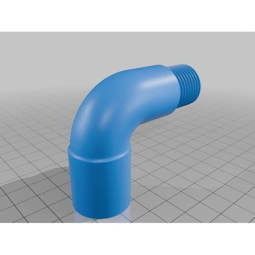 L Bend 1 2 BSP Erkek Dişi (Bu ürün Sadece Plastik parçadır - Almadan Önce Soru Sorabilirsiniz)