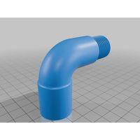 L Bend 1 2 BSP Erkek Dişi (Bu ürün Sadece Plastik parçadır - Almadan Önce Soru Sorabilirsiniz)