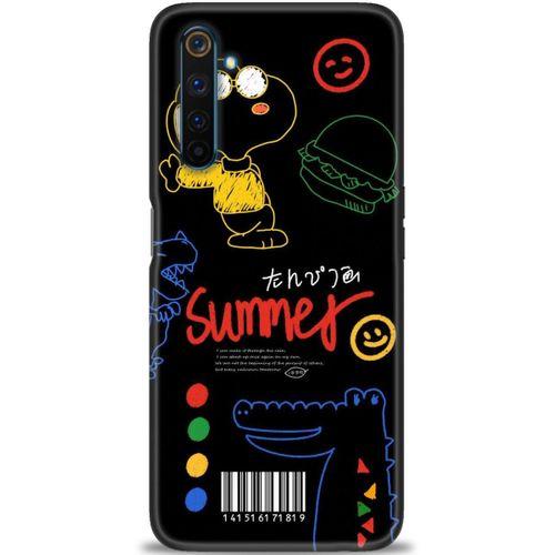 Realme 6 Pro Kılıf HD Baskılı Kılıf - Summer + Tam Ekran Koruyucu