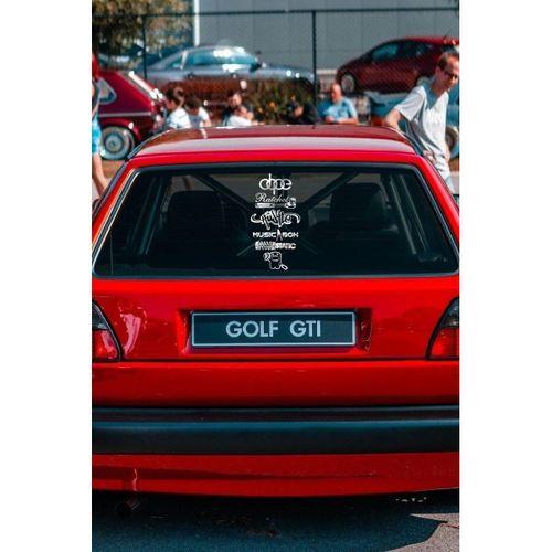 Oto Arka Cam Sticker Ingilizce Model 71 40*20 Cm