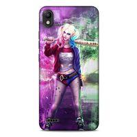 LG K20 2019 Uyumlu Kılıf Harley Quinn (30) Silicone Case Koyu kahverengi