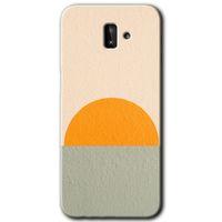 Potkal Hediye Fabrikası Samsung Galaxy J8 Kılıf HD Desen Baskılı Arka Kapak - Color Wall