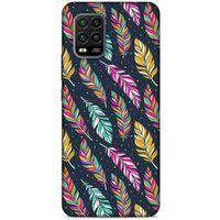 Xiaomi Mi 10 Lite Kılıf Desenli Özel Seri Tüyler (13) Silikon Kap