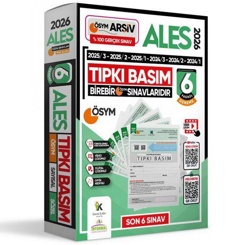 2026 ALES ÖSYM Tıpkı Basım Çıkmış Soru 6lı Deneme Paketi Video ve Dijital Çözümlü Türkiye Geneli