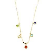 Ezme Zincir Charm Kolye - Altın