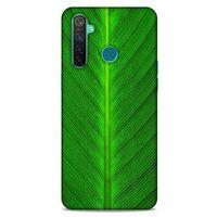 Lopard Oppo Realme 5 Pro Uyumlu Kılıf Bahar (33) Hybrid Kılıf Yeşil