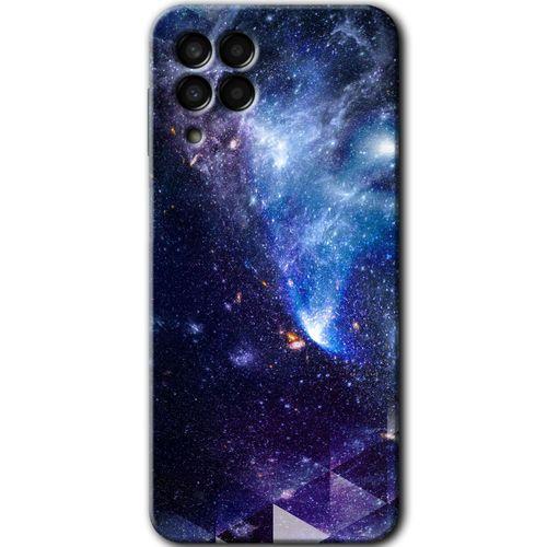 Potkal Hediye Fabrikası Samsung Galaxy M33 Kılıf HD Desen Baskılı Arka Kapak - Galaksi