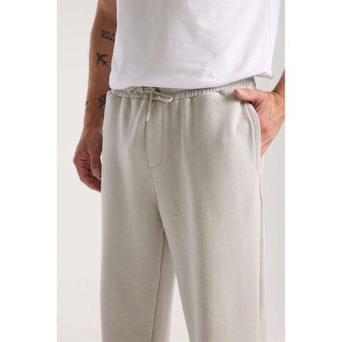 Mendes Baggy Kalıp Diagonal 3 İplik Kumaş Erkek Eşofman Altı Pantolon - Mineral Gri