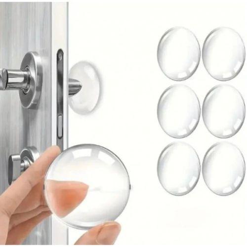 Şeffaf Silikon Mobilya Ve Kapı Durdurucu Darbe Pedi 6'lı Set