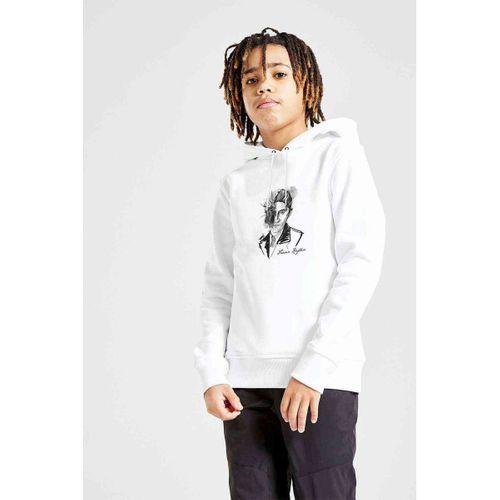 Franz Kafka Baskılı Unisex Çocuk Kapüşonlu Beyaz Sweatshirt
