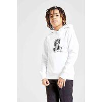 Franz Kafka Baskılı Unisex Çocuk Kapüşonlu Beyaz Sweatshirt