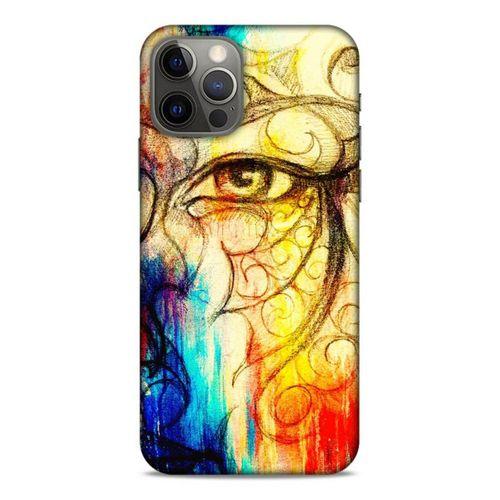 Lopard Apple iPhone 12 Pro Uyumlu Kılıf Manipülasyon ☻ (33) Hybrid Kılıf Baskılı