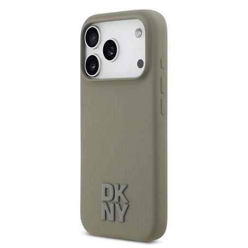 Apple iPhone 17 Pro Kılıf DKNY Orjinal Lisanslı M-safe Şarj Özellikli Metal Logolu Silikon Kapak