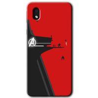 Galaxy A01 Core Kılıf HD Desen Baskılı Arka Kapak - Avengers Tower