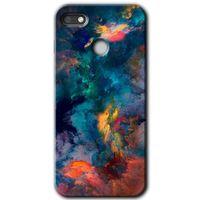General Mobile GM 8 Go Kılıf HD Desen Baskılı Arka Kapak - Color Storm