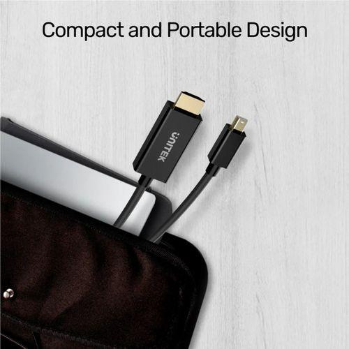 UNITEK MINIDISPLAY TO HDMI 4K&amp;30Hz 2 MT (V1152A)
