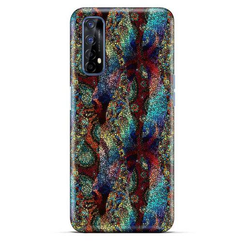 Oppo Realme 7 Kılıf Baskılı Özel Seri Taşlı (43) Thin Fit Kılıf