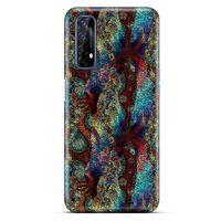 Oppo Realme 7 Kılıf Baskılı Özel Seri Taşlı (43) Thin Fit Kılıf