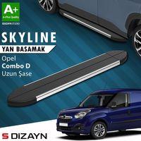 S-Dizayn Opel Combo D Uzun Şase Skyline Krom Yan Basamak 223 Cm 2011-2015 A+ Kalite