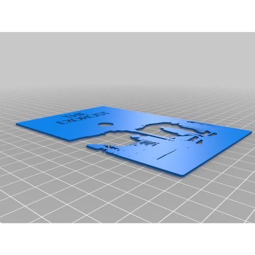 The Exorcist Duvar Dekoru (Bu ürün Sadece Plastik parçadır - Almadan Önce Soru Sorabilirsiniz)