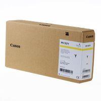 Feyza Bilişim® Canon PFI-707 Y (Yellow) Sarı Plotter Orijinal Mürekkep Kartuş 700 ml. (9824B001)