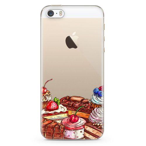 Apple iPhone 5s Kılıf Pasta Malzemeleri Arka Kapak Koruma Desenli Full Koruyucu