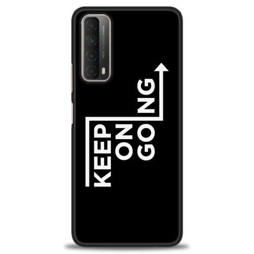 Huawei P Smart 2021 Kılıf HD Baskılı Kılıf - Keep On Going + Tam Ekran Koruyucu