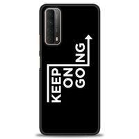 Huawei P Smart 2021 Kılıf HD Baskılı Kılıf - Keep On Going + Tam Ekran Koruyucu