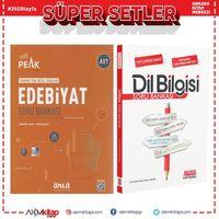 Ünlü Yayıncılık AYT Edebiyat Best Peak ve AKM Dil Bilgisi Soru Bankası Seti 2 Kitap