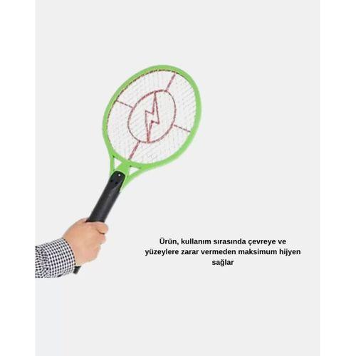 Yüksek Gerilimli Elektronik Sinek Raket – Sessiz, Kimyasız Ve Güvenli Kullanım