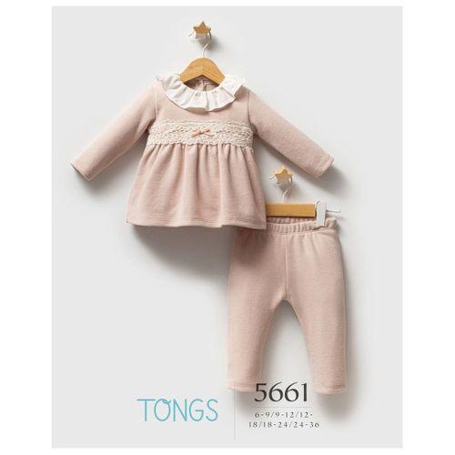 Tongs Baby Lace Dream 2'li Takım 5661 Pudra