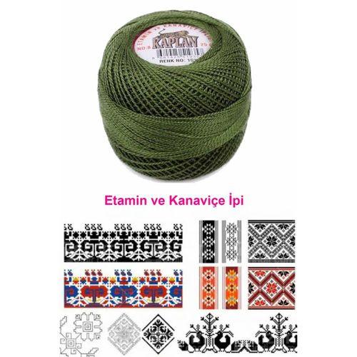 Kaplan Etamin Ve Kanaviçe İpi 8 No Kod/Renk: 1015 - Royaleks