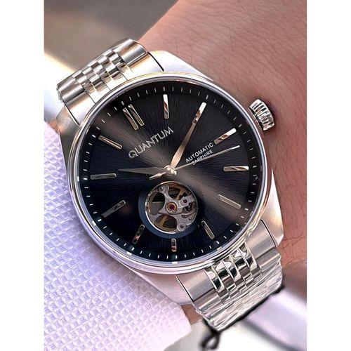 Quantum Otomatik Mekanizma Sapphire Cizilmez Cam Çelik Kordon 10 Atm Erkek Kol Saat EMG.1207.350