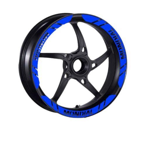 MONDİAL Mondial Uyumlu Mavi 1 Set Jant Şeridi