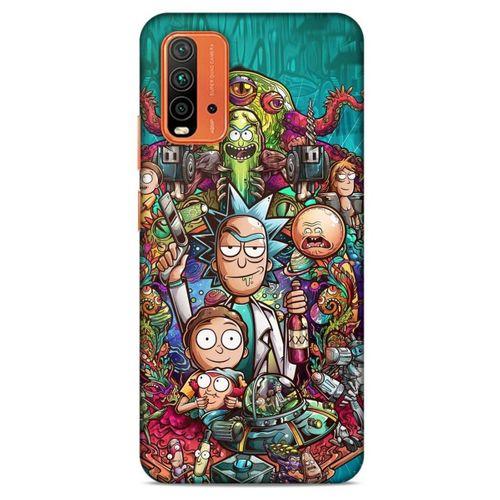 Xiaomi Redmi 9T Uyumlu Kılıf Rick And Morty (32) Soft Silikon Kılıf Cronenberg Morty