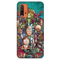Xiaomi Redmi 9T Uyumlu Kılıf Rick And Morty (32) Soft Silikon Kılıf Cronenberg Morty