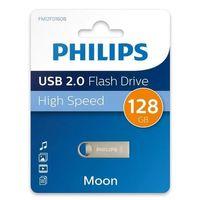 Philips FM12FD160B/00 128GB Moon Klasik Gümüş USB 2.0 Metal Flash Bellek