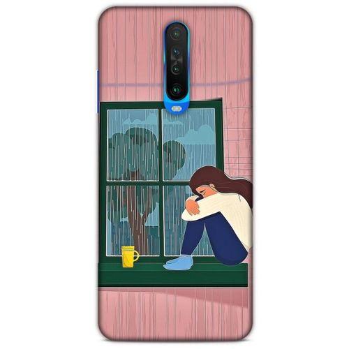 Xiaomi Poco X2 Kılıf Depresyon (18) Telefon Kılıfları Pembe Yeşil