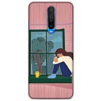 Xiaomi Poco X2 Kılıf Depresyon (18) Telefon Kılıfları Pembe Yeşil