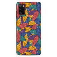 Lopard Samsung Galaxy A41 Uyumlu Kılıf Botanix (86) Glitter Kılıf