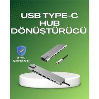 Seyahat Dostu 8‑in‑1 Hub – Şarj & Veri & Video & Ağ İçin Eksiksiz Çözüm