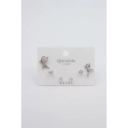 Çoklu Set Küpe - Gümüş