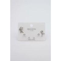 Çoklu Set Küpe - Gümüş