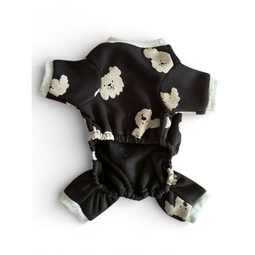 Doggy Doo Kedi Tulumu | Pamuklu Penye Kedi Kıyafeti | Küçük Irklar İçin | Tüy Dökülmesini Azaltır