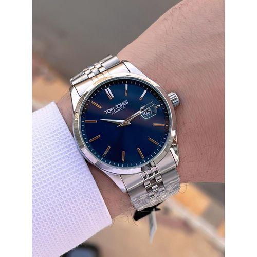 Tom Jones Bileklik Hediyeli Çelik Kordon 3 Atm Suya Dayanıklı 2 Yıl Garantili Erkek Kol Saati 10088.3