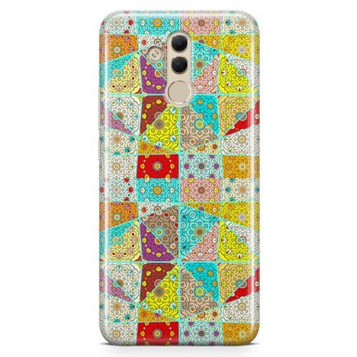 Huawei Mate 20 Lite Kılıf Teferruat Arka Kapak Koruma Desenli Full Koruyucu