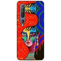 Lopard Xiaomi Mi 10 Uyumlu Kılıf Sürreal Yüzler ♀ (10) Full Koruma Kılıfı Desenli