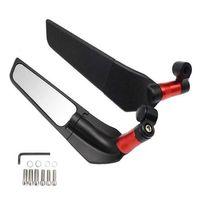 SEVGENT Kırmızı H2 Yarasa Katlanır Ayna Tek Delikli Model